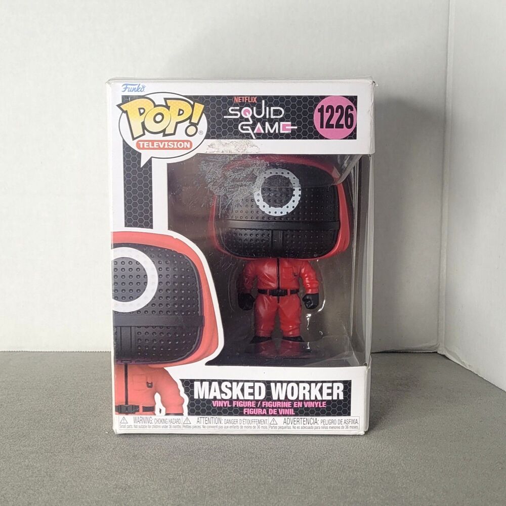 Funko Pop Squid Game Masked Worker #1226 Vinyl Figure w/ Box